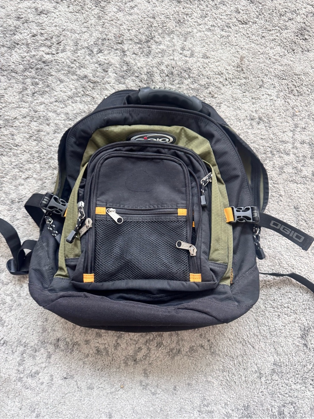 OGIO Sport Olive Green Black Laptop Backpack Travel School
